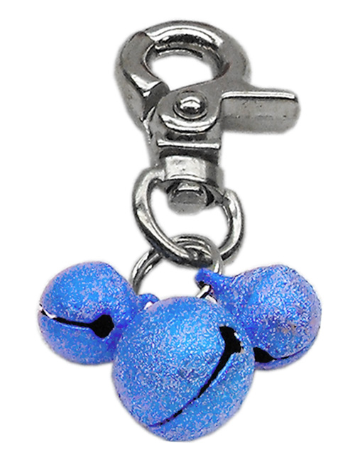 Lobster Claw Bell Charm Blue